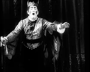 Operatic: A Heavily Made Up Operatic Singer Singing