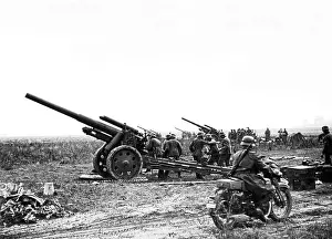 Batteries: Heavy field howitzer batteries 15cm