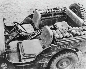 Ammunition: Heavy weapons combat car showing arrangements