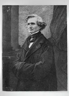Nadar: Hector Berlioz, engraving