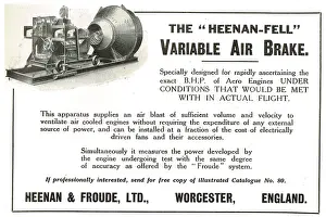 Dynamometer: Heenan-Fell Variable Air Brake Dynamometer