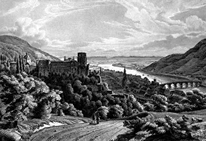 Neckar: Heidelberg c. 1830