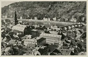 Heiliggeistkirche: Heidelberg, Germany - view over city