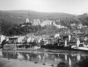 Neckar: Heidelberg with Neckar River, Germany