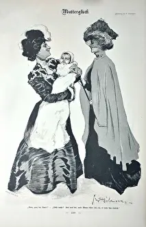 Think: Heilemann Ernst Mutterglueck - Joy of maternity, 1899