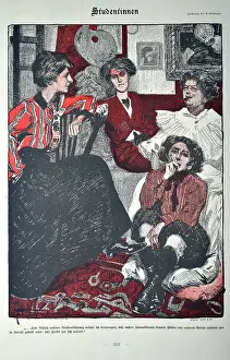 Request: Heilemann Ernst Studentinnen- Students, 1900