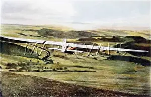 Heini: Heini Dittmar in his Professor sailplane
