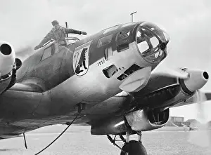 Heinkel: Heinkel He 111 fighter plane, ca. 1940