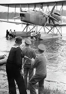 Anchored: Heinkel He 59 seaplane, 1936