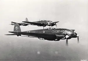 Three Heinkel He111Hs in flight