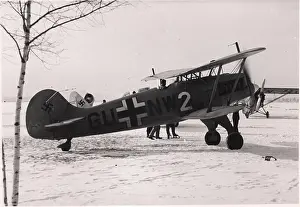 He51: Heinkel He51 later used as a fighter trainer