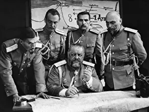 Scharf: Heinrich George, Scharf, Konstantinow, Claudius and von Wint