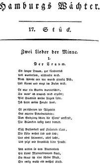 Wachter: Heinrich Heine