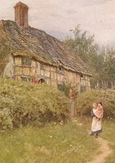 Bushy: Helen Allingham, Country Cottage