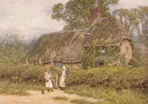 Hedges: Helen Allingham - Meeting at the Hedge