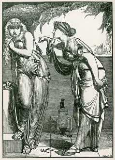 Iliad: Helen and Cassandra by Frederick Sandyss