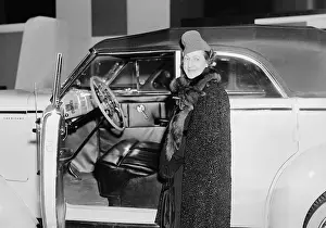 Studebaker: Helen Dryden at a motor show, 1937