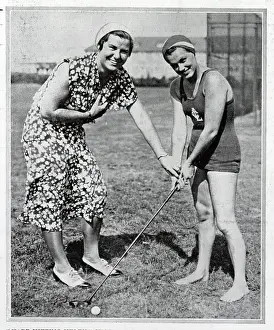 Sportswomen: Helen Hicks and Eleanor Holm