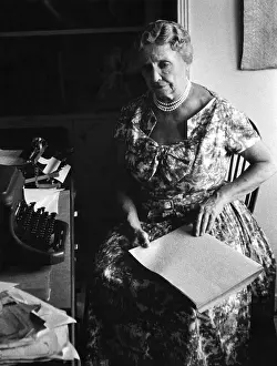 Deaf: Helen Keller Reading Braille, 1961