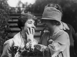 Presidents Wife: Helen Keller reading First Lady Grace Coolidge's