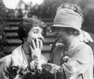 Impaired: Helen Keller Reading Mrs. Coolidge's Lips, 1926
