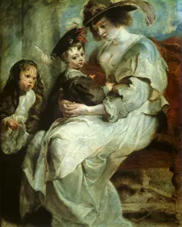 1630s: Helena Fourment, by Rubens