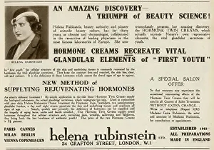 Hormone: Helena Rubinstein advertisement