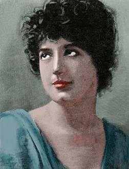 Helene: Helene Gingold (b.1867). British novelist and poet. Engravin