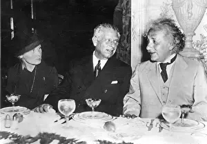 Einstein: Helene Thiemig, Max Reinhardt and Albert Einstein, 1935