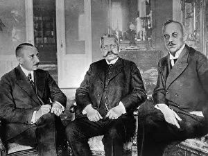 Stab: Helfferich, Hindenburg and Ludendorff, 1919