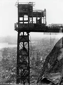 Zerstorungen: Helgoland before blasting on the 18th of April in 1947