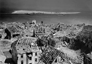 Zerstorungen: Helgoland after blasting