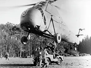 Chopper: Helicopter large-scale operation during US manoeuvre Sab