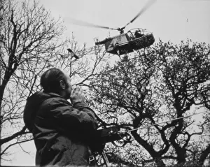 Infrared: Helicopter search and rescue using thermal camera