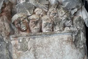 1324: Hell, Crypt, Bourges Cathedral, Bourges, Centre