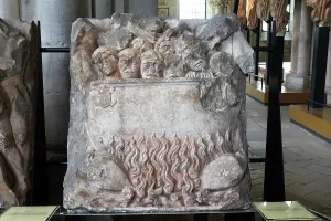 1324: Hell, Crypt, Bourges Cathedral, Bourges, Centre