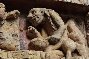 Conques: Hell, Last Judgement tympanum, Abbatiale Sainte-Foy