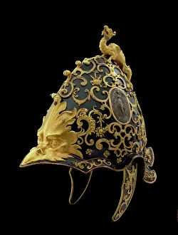 Mola: Helmet of Cosimo II, goldsmith