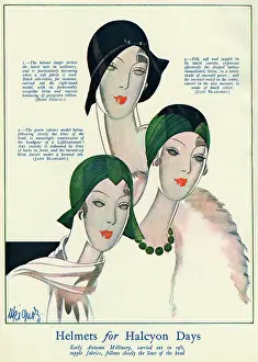Flaring: Helmet hats 1929