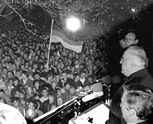 Fahne: Helmut Kohl in Berlin
