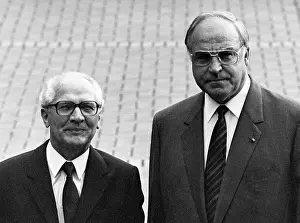 Honecker: Helmut Kohl and Erich Honecker