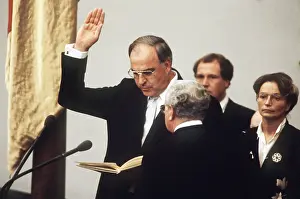 1980er: Helmut Kohl becomes new chancellor