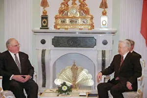 Senate: Helmut Kohl on visit to Russia, 1996
