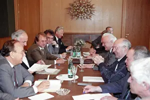 Kohl: Helmut Kohl visits USSR, 1990