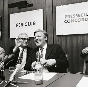 Concordia: Helmut Schmidt in a press conference