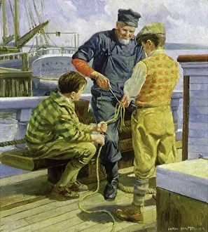 Aging: Helping to Braid Rope