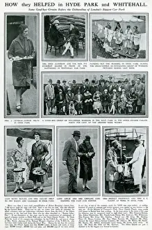 Canteens: Helping in Hyde Park and Whitehall during the strike 1926