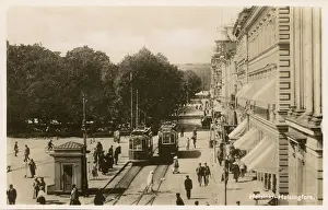 Helsingfors: Helsinki, Finland - Trams and Shops