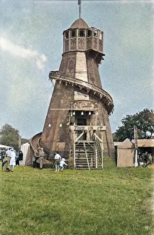 Funfair: Helter skelter at a funfair