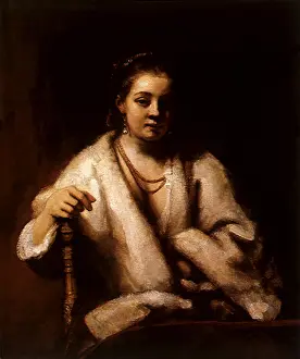 Hendrickje: Hendrickje in a White Gown